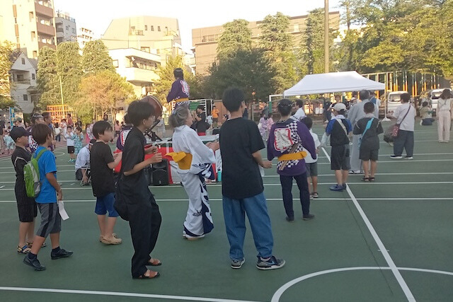 地域の絆づくりの盆踊り